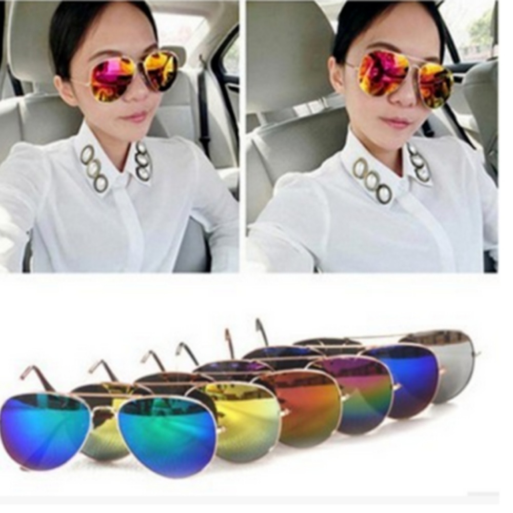 Black aviators men's women's oversized - Picture 2 of 2